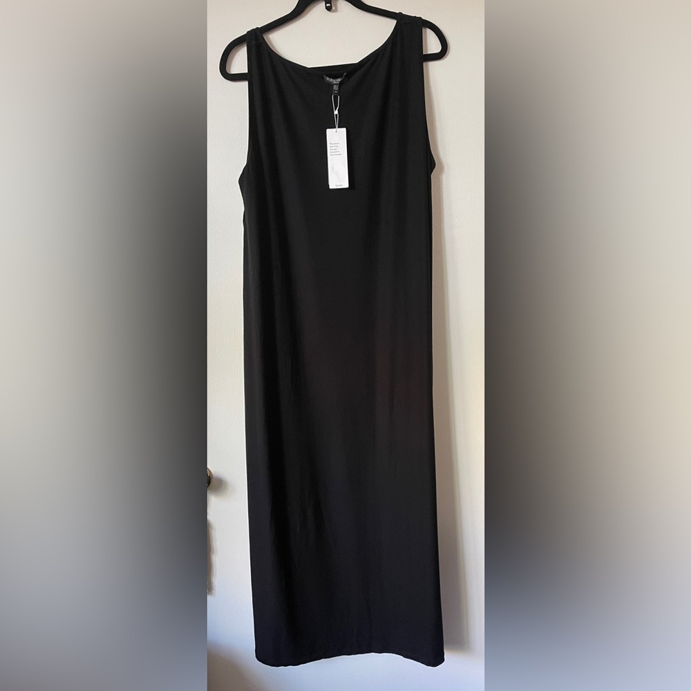 Eileen Fisher full length sleeveless dress 2x